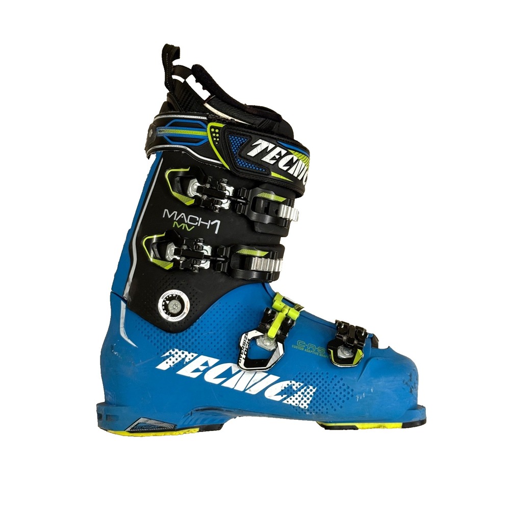 Tecnica Mach1 MV 120 Men's Ski Boots 28.5 Mondo Blue CAS Alpine Downhill